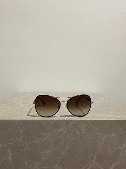 Lunettes de soleil Chanel noires