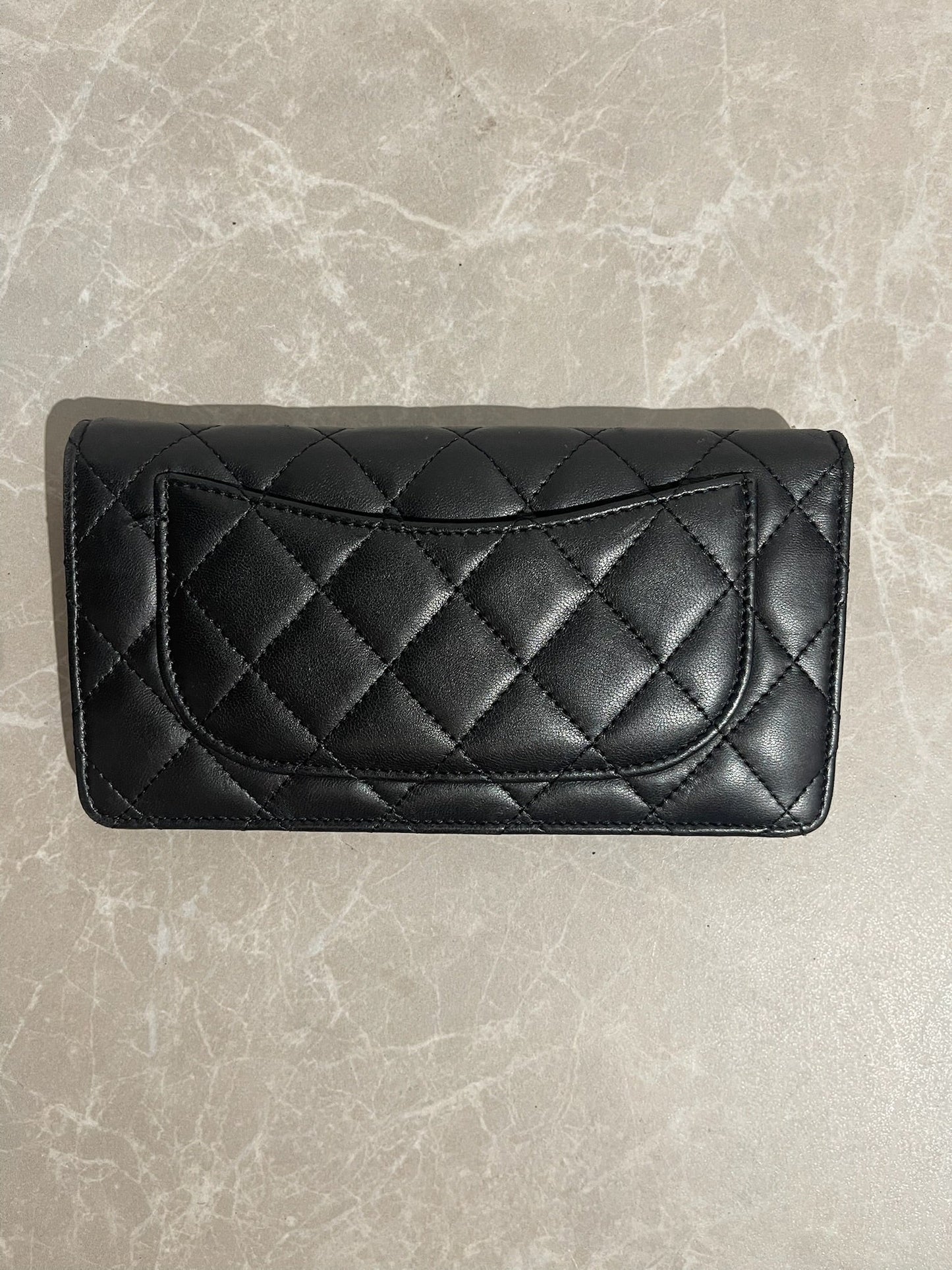 Portefeuille Chanel noir