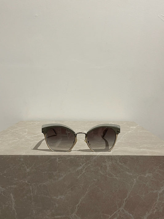 Lunettes de soleil Miu Miu vertes