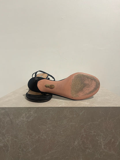 Sandales Aquazzura noires T.37