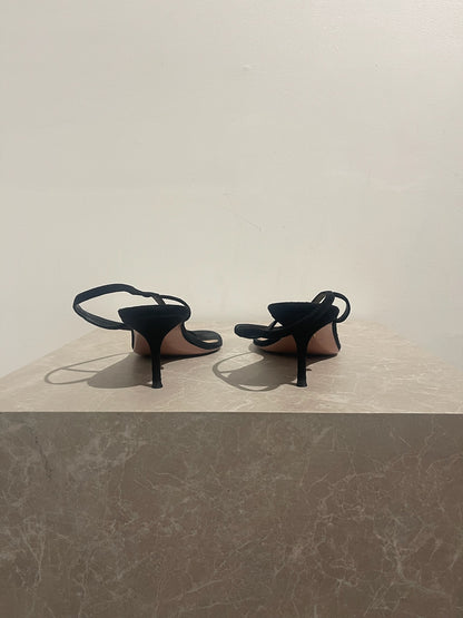 Sandales Aquazzura noires T.37