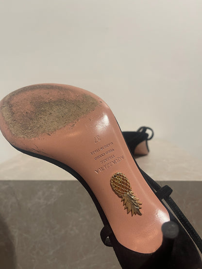 Sandales Aquazzura noires T.37