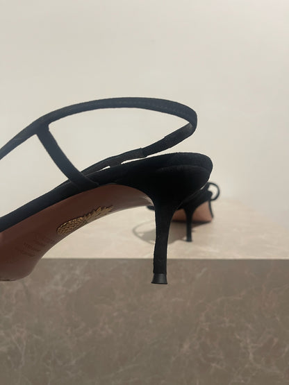 Sandales Aquazzura noires T.37