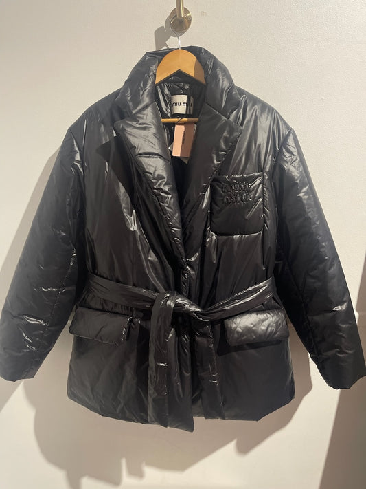 Doudoune Miu Miu noire T.38