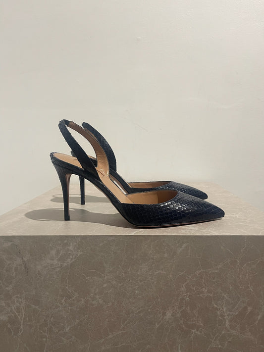 Escarpins Aquazzura python T.37