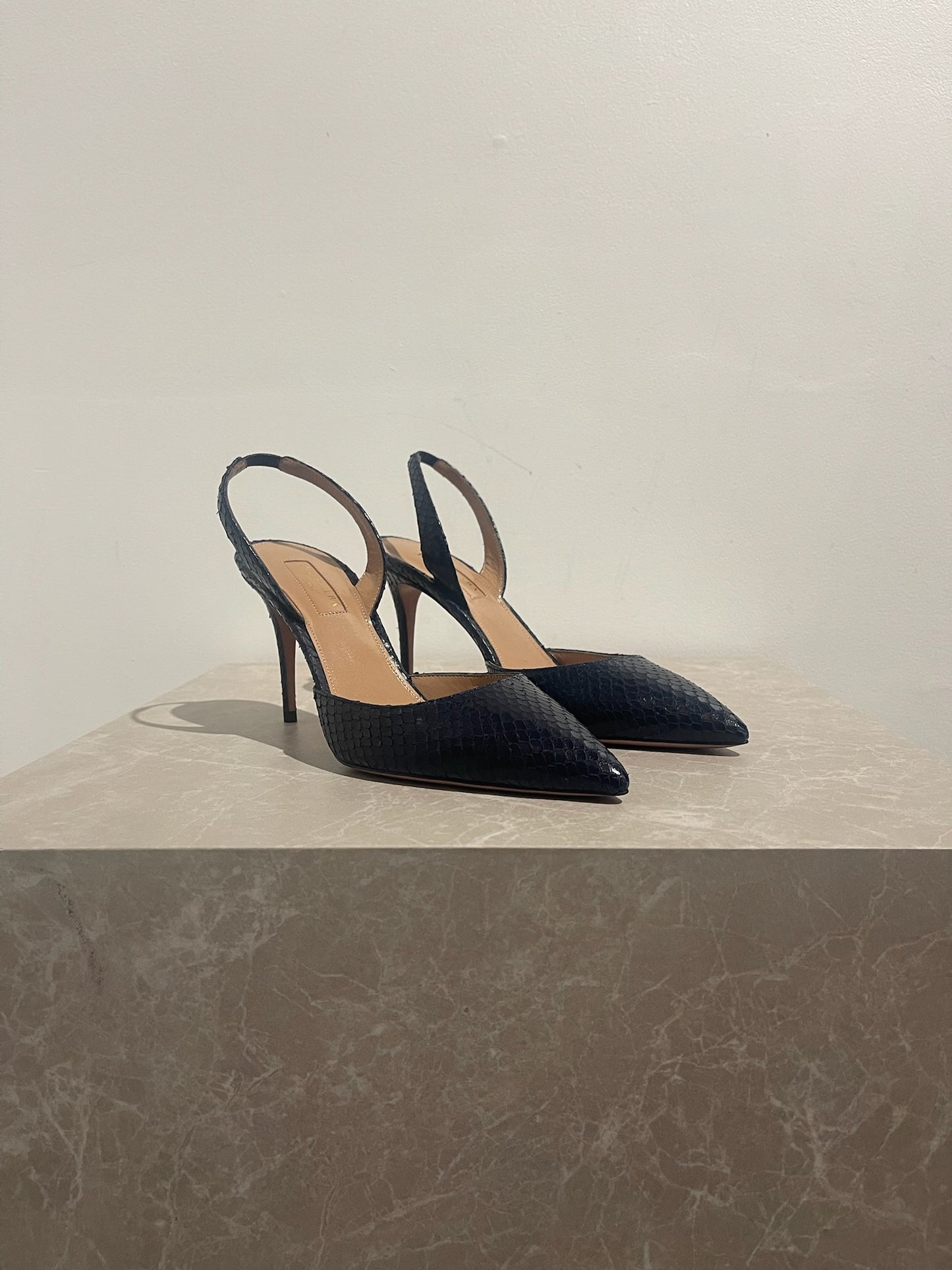 Escarpins Aquazzura python T.37