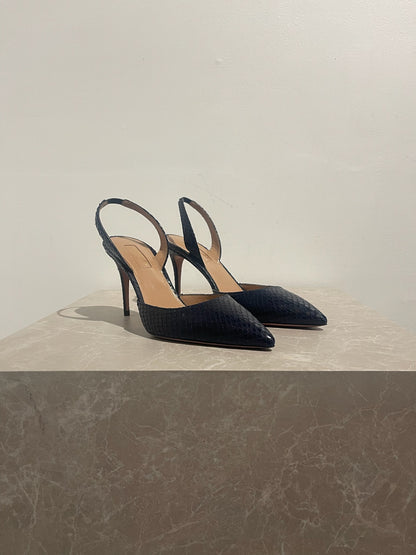 Escarpins Aquazzura python T.37