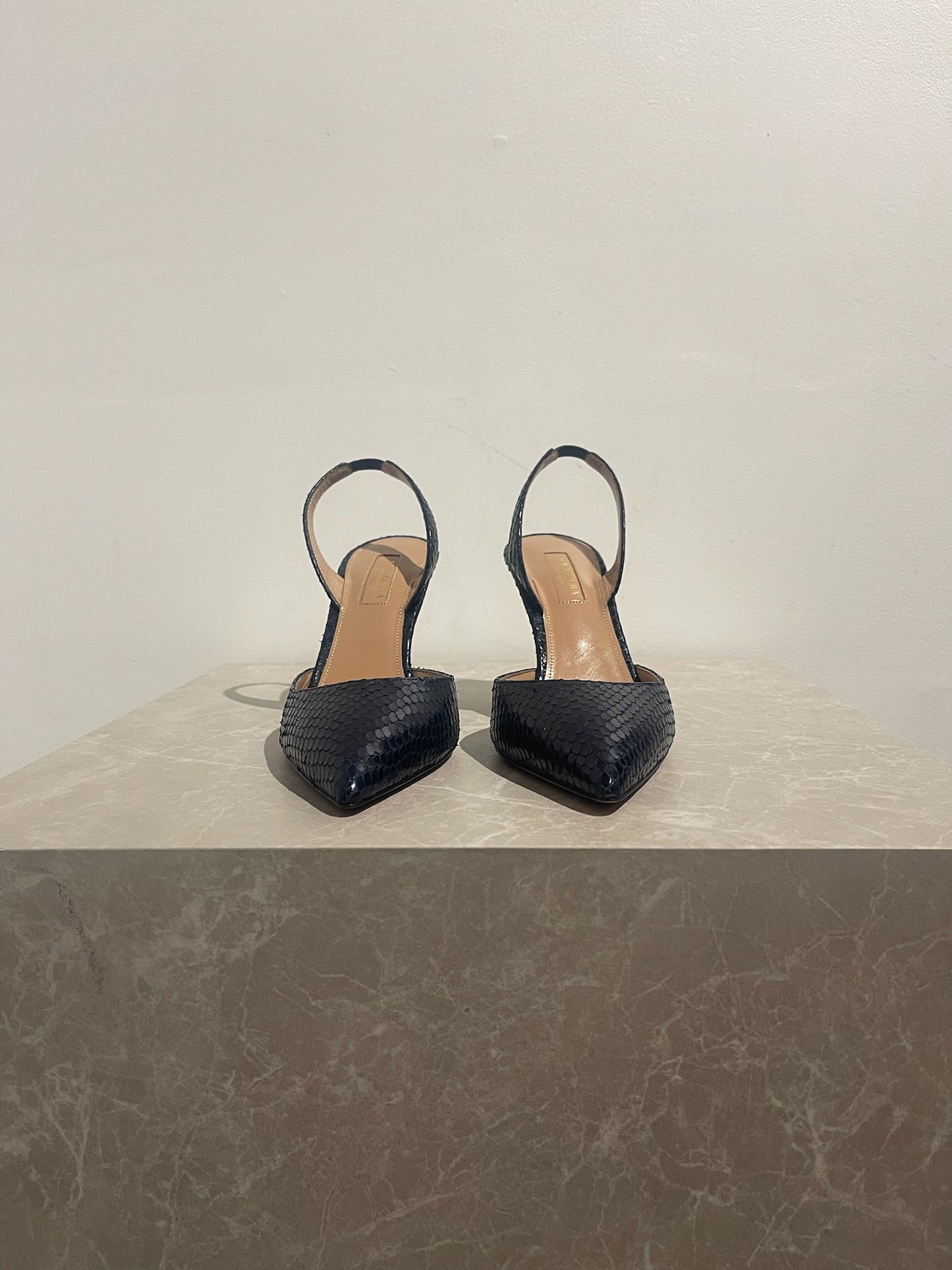 Escarpins Aquazzura python T.37