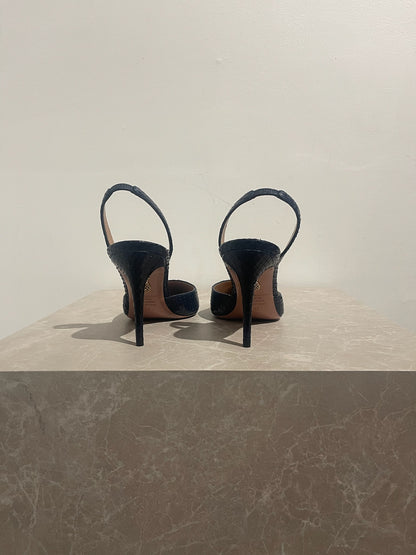 Escarpins Aquazzura python T.37