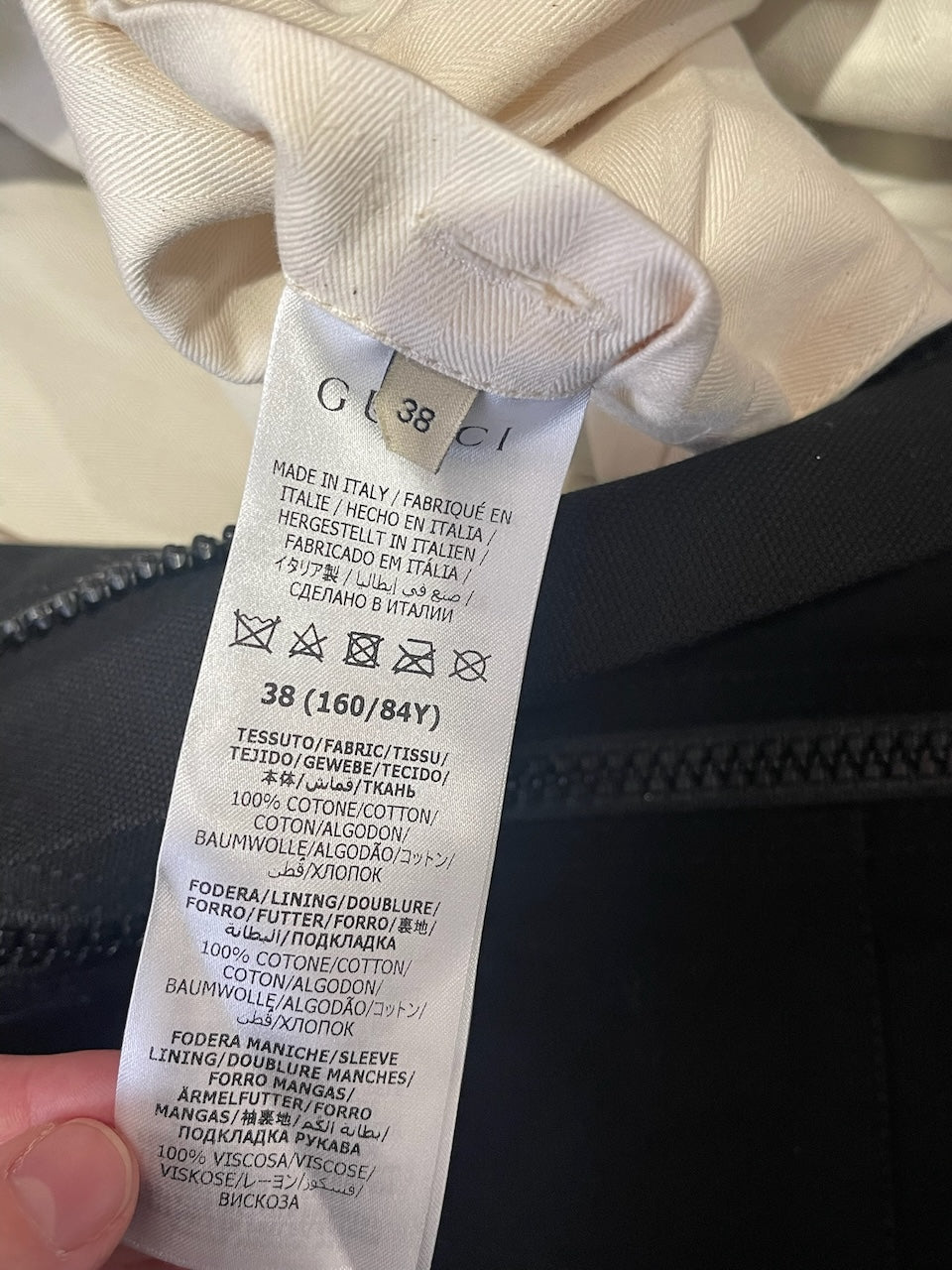 Veste Gucci noire T.38