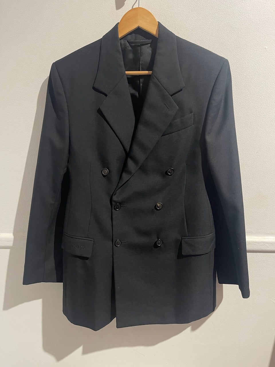 Veste Balenciaga noire T.34