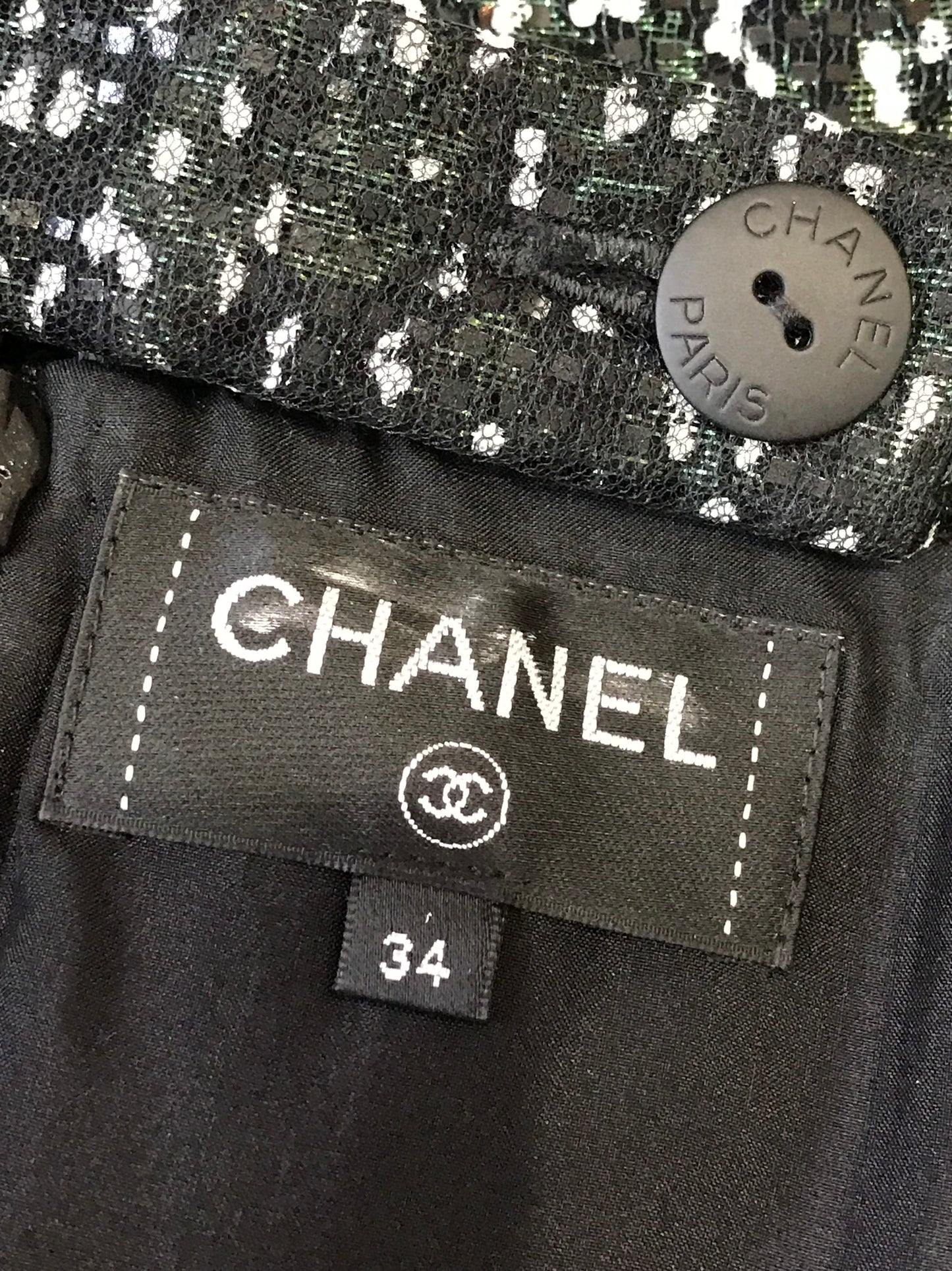 Jupe Chanel noire T.34