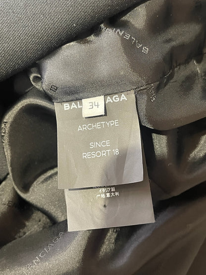 Veste Balenciaga noire T.34