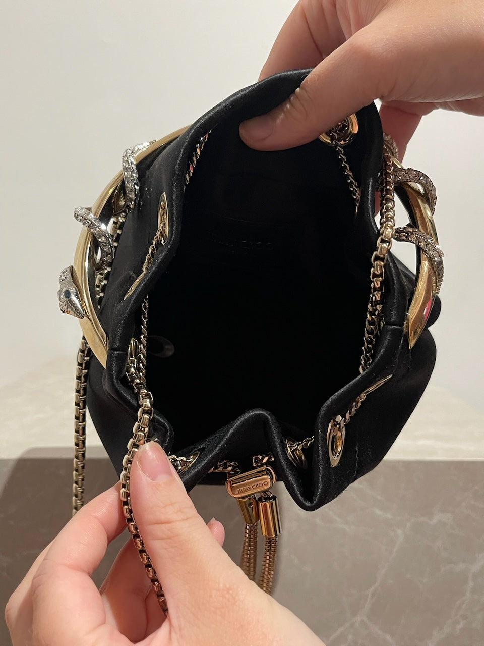 Sac Jimmy Choo Bon Bon noir