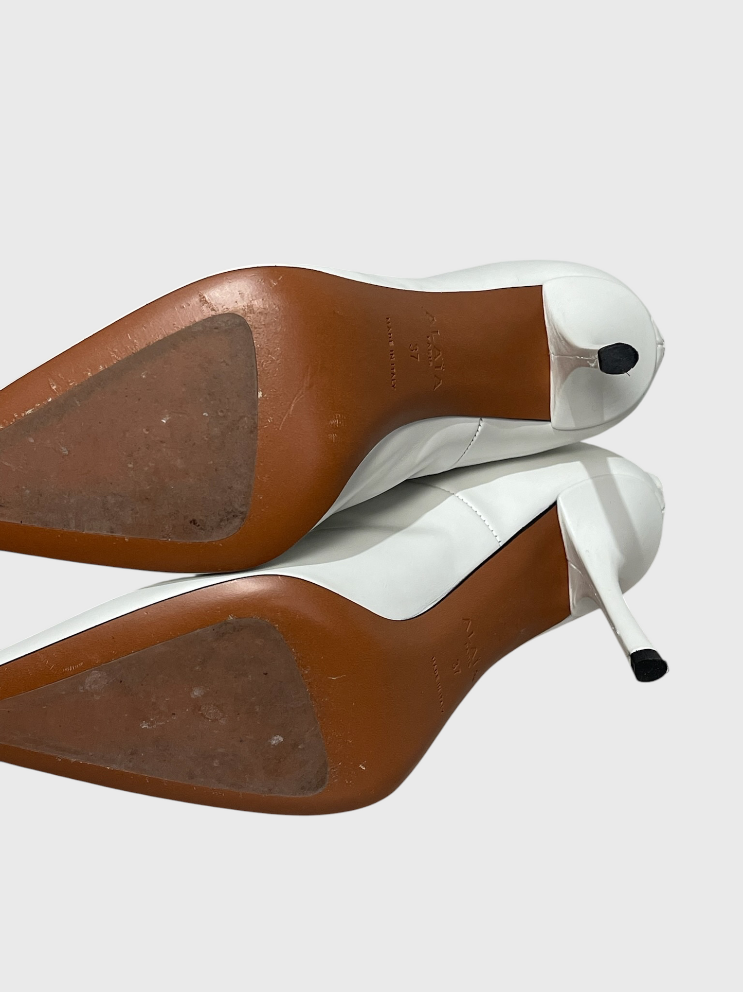 Bottines Alaia blanches T.37