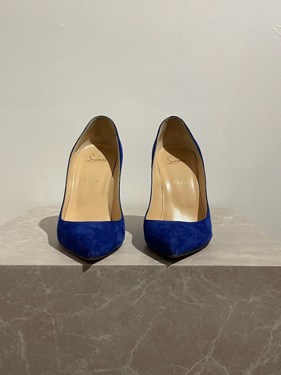 Escarpins Christian Louboutin bleu T.40 5 Closet2Closet.Paris