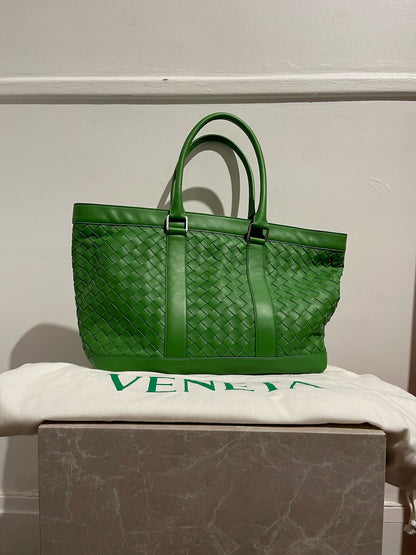 Sac cabas Bottega Veneta vert