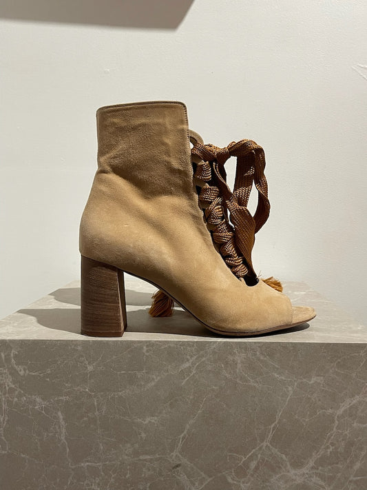 Bottines Chloé beige T.40