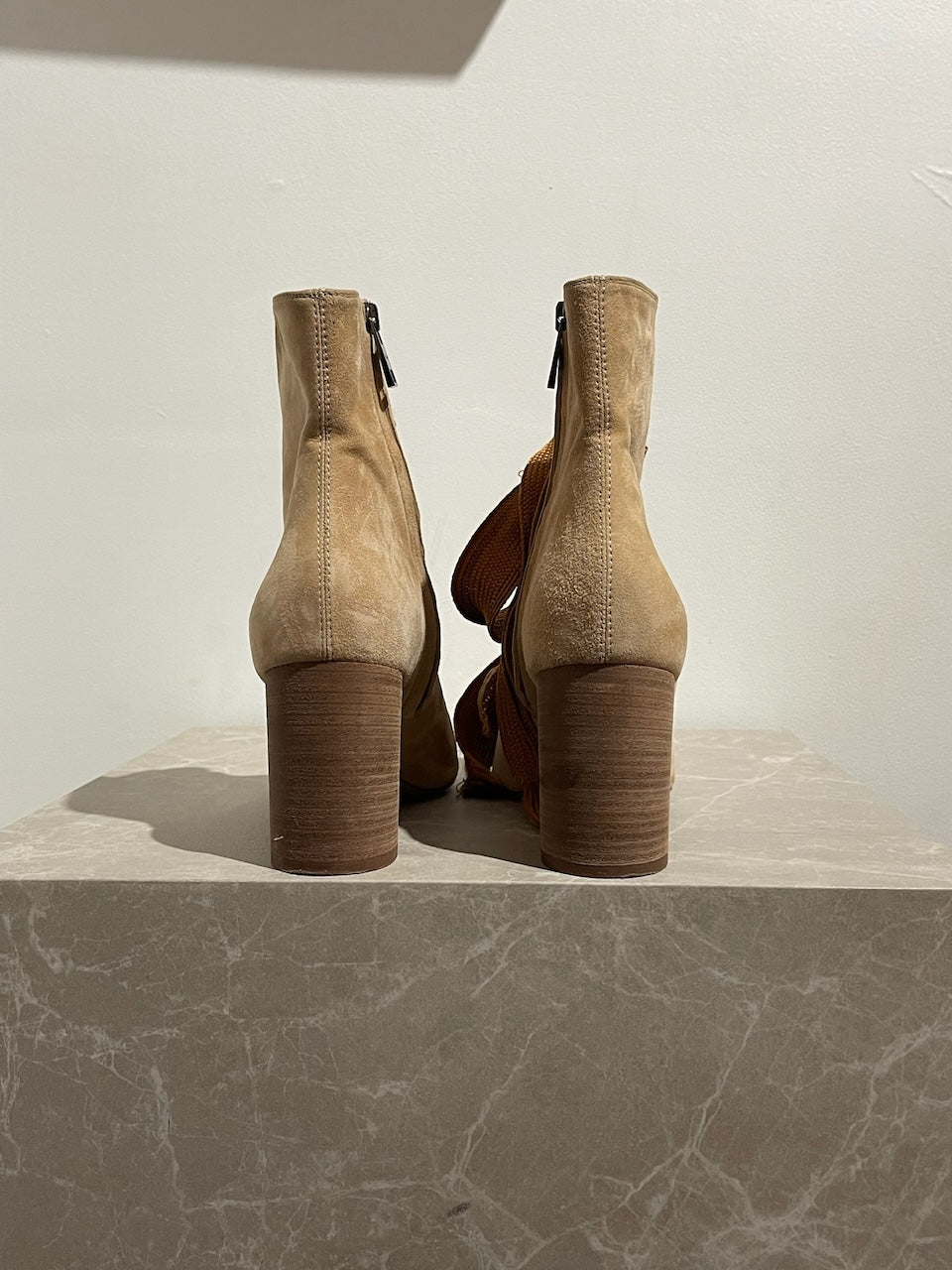 Bottines Chloé beige T.40