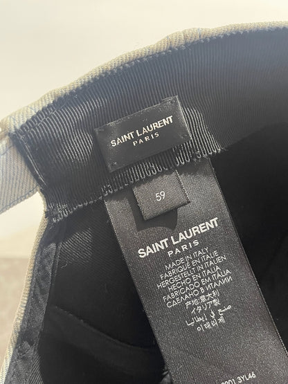 Casquette Saint Laurent jeans T.59