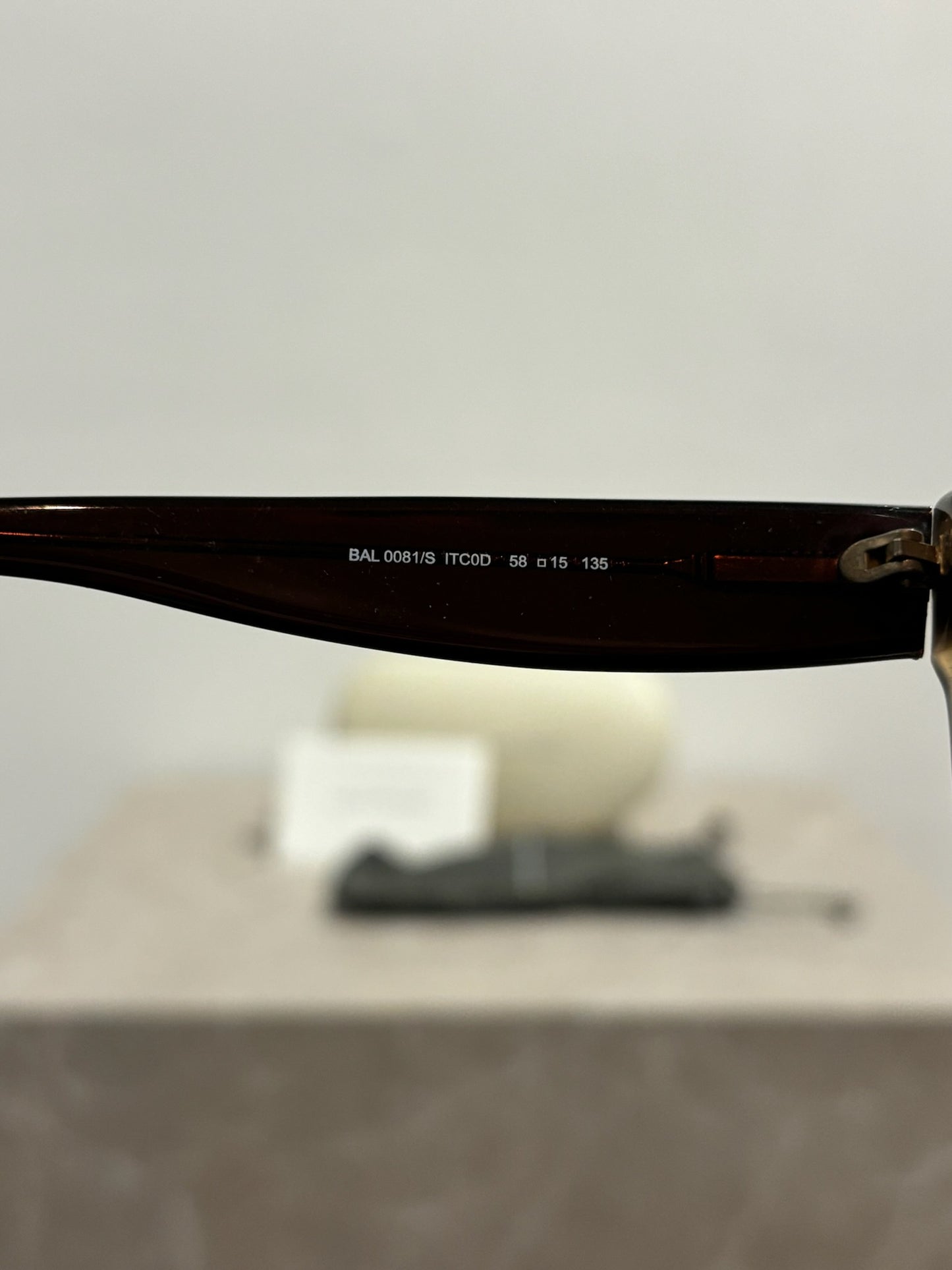 Lunettes Balenciaga marron