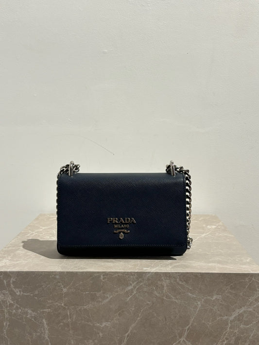 Sac Prada bleu marine