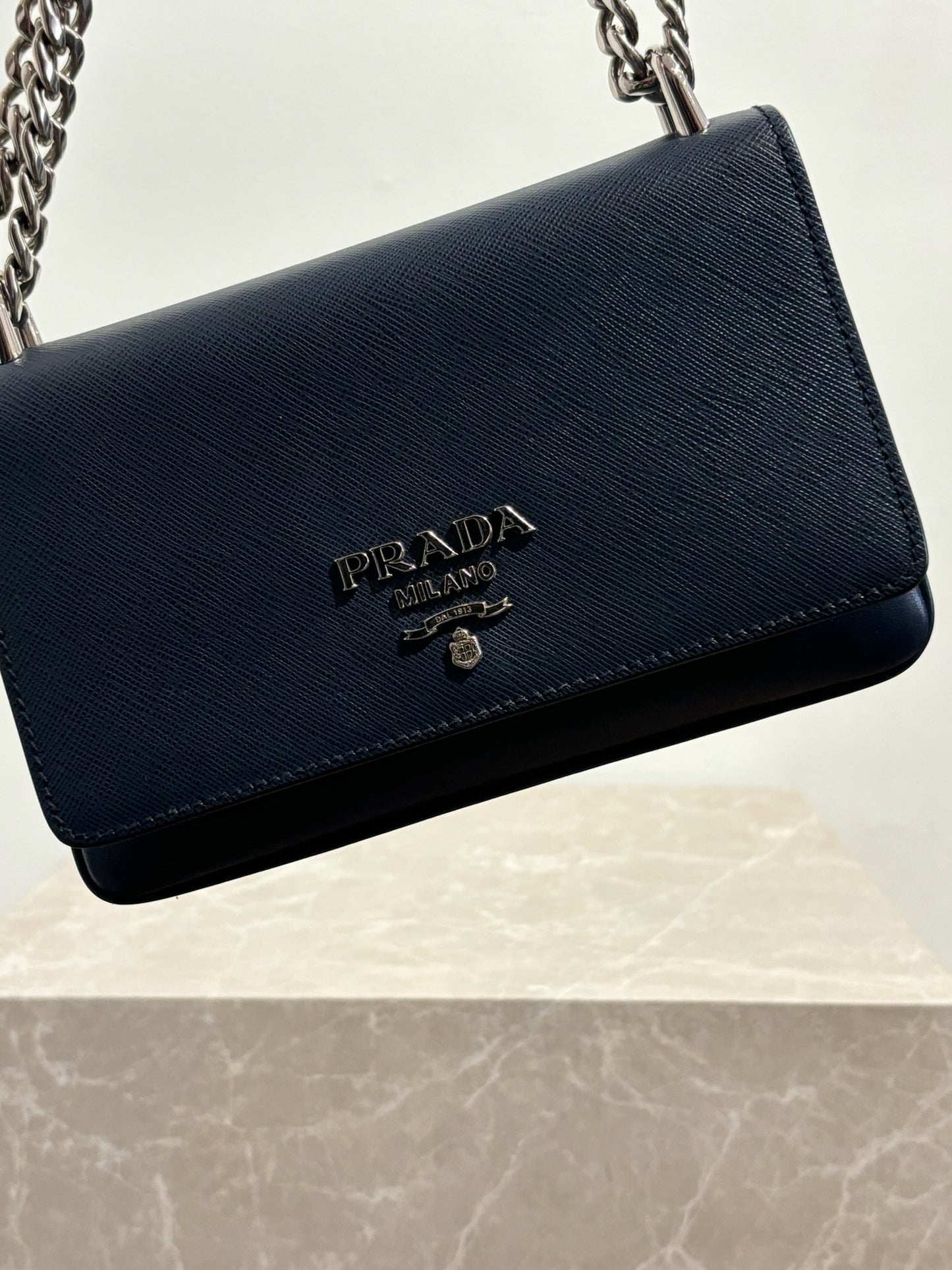 Sac Prada bleu marine