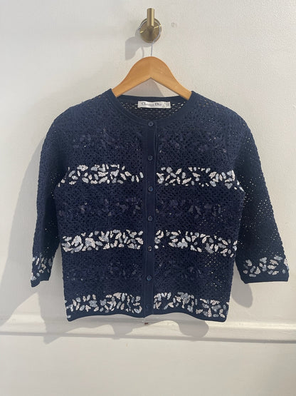 Gilet Dior bleu T.38