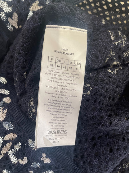 Gilet Dior bleu T.38