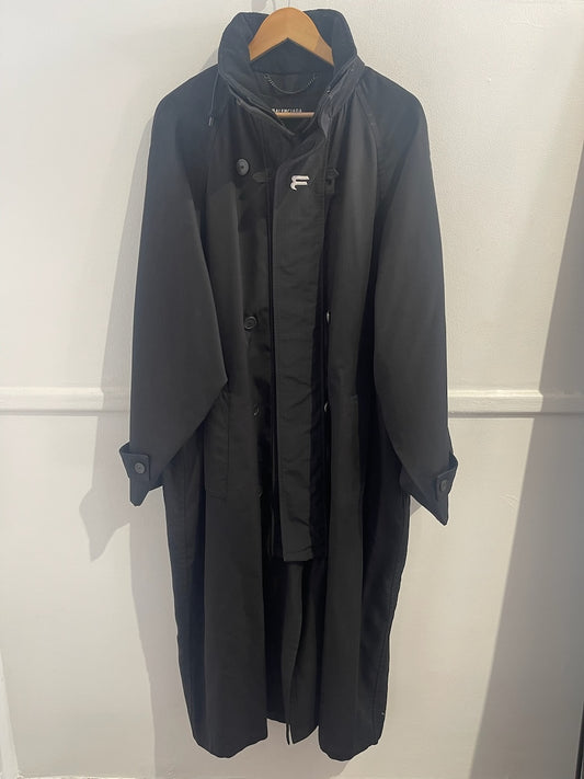 Trench Balenciaga noir T.XXS