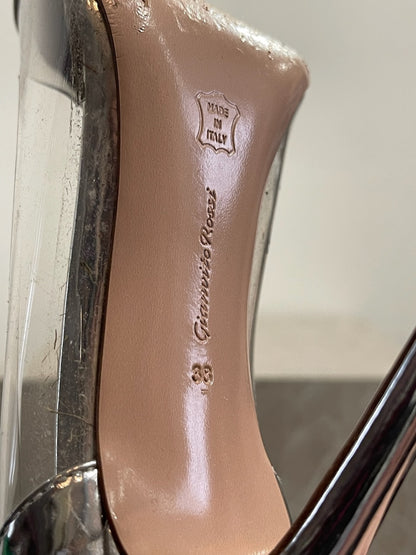 Escarpins Gianvito Rossi plexi T.38
