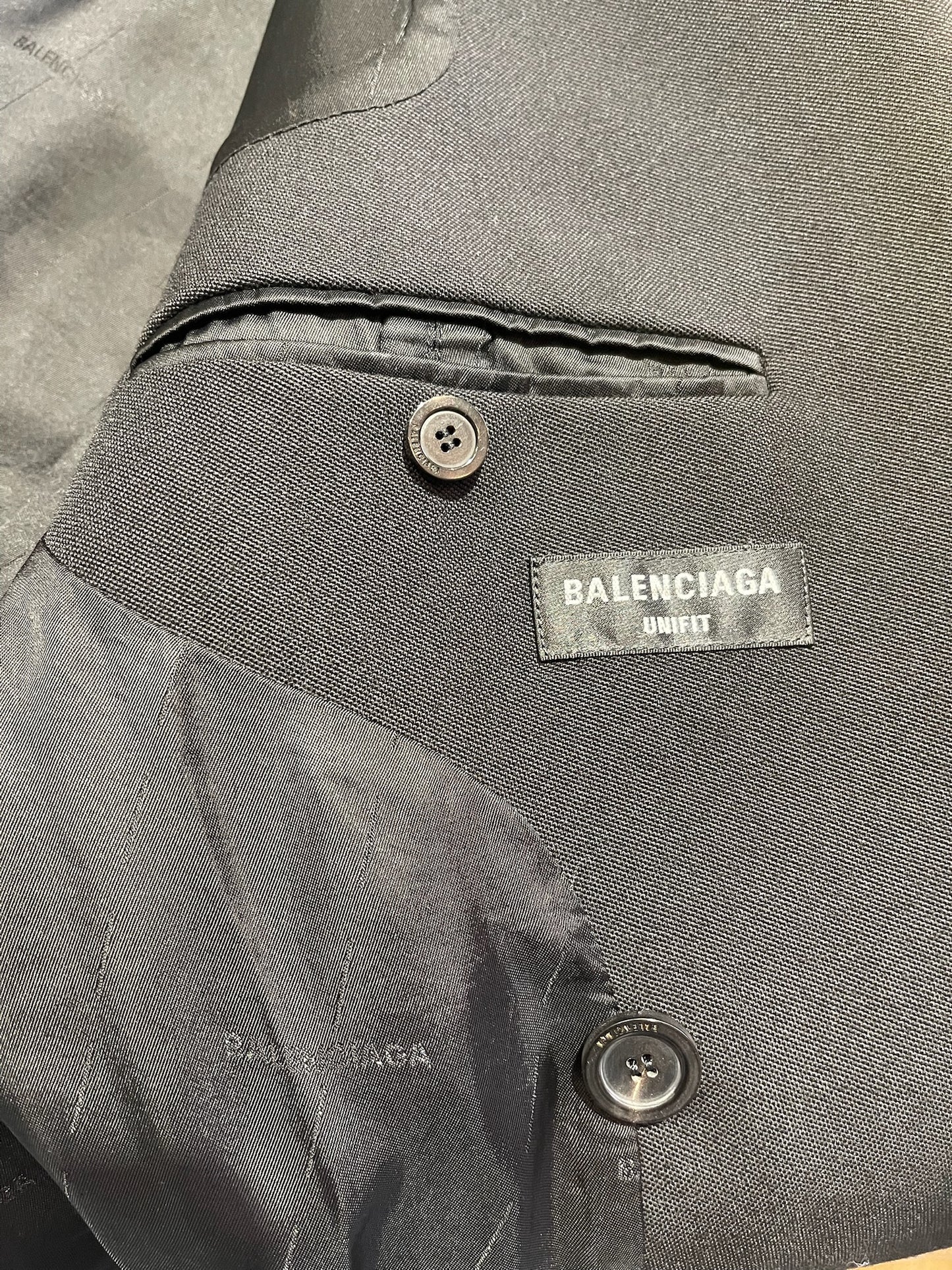 Blazer Balenciaga noir T.L