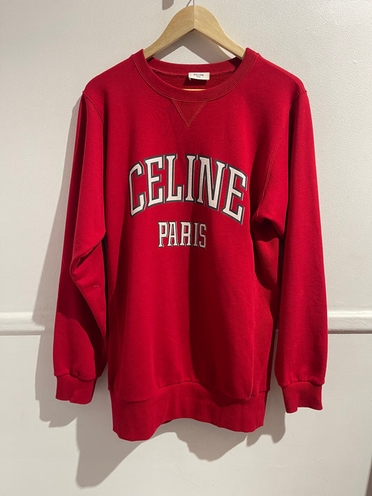 Sweat Celine rouge T.XS