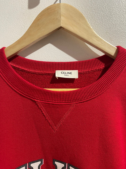 Sweat Celine rouge T.XS
