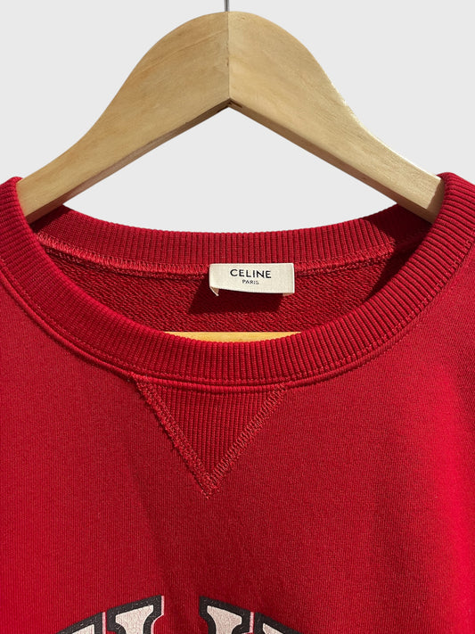 Sweat Celine rouge T.XS