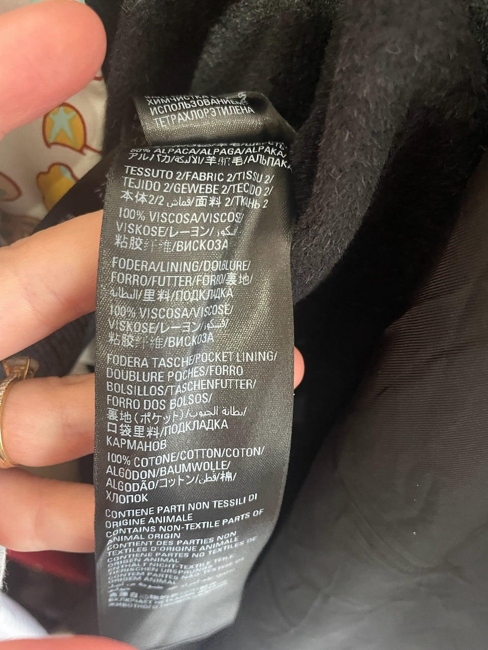 Manteau Balenciaga noir T.L