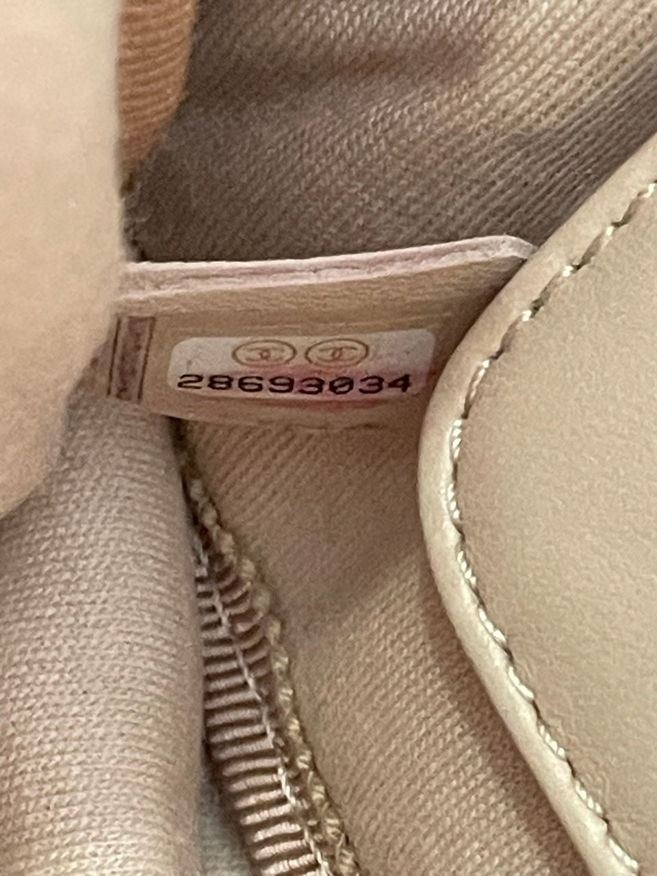 Sac Chanel Diana beige