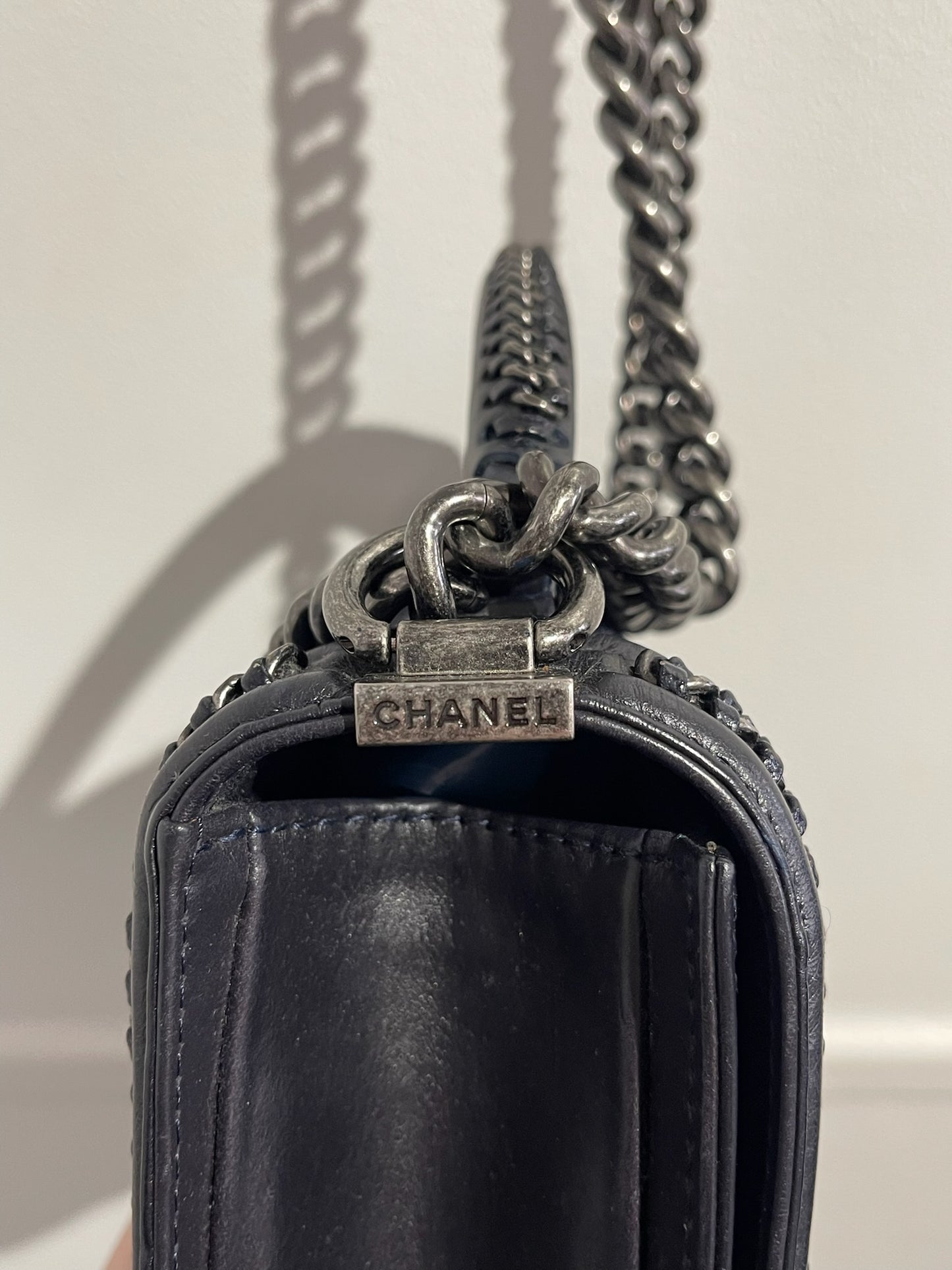 Sac Chanel Boy bleu