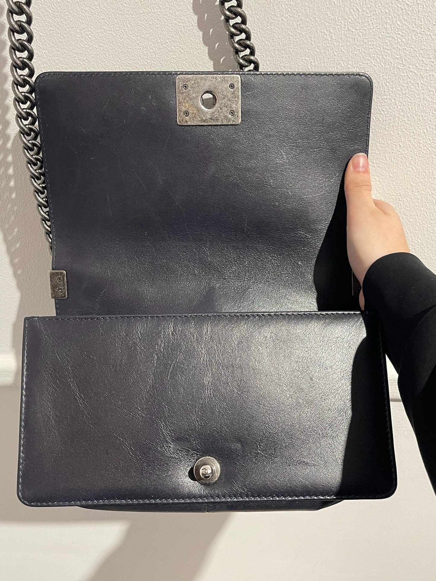Sac Chanel Boy bleu