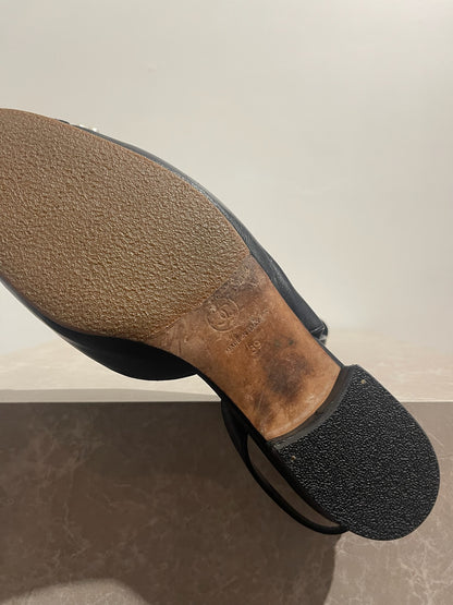 Slingback Chanel noires T.39