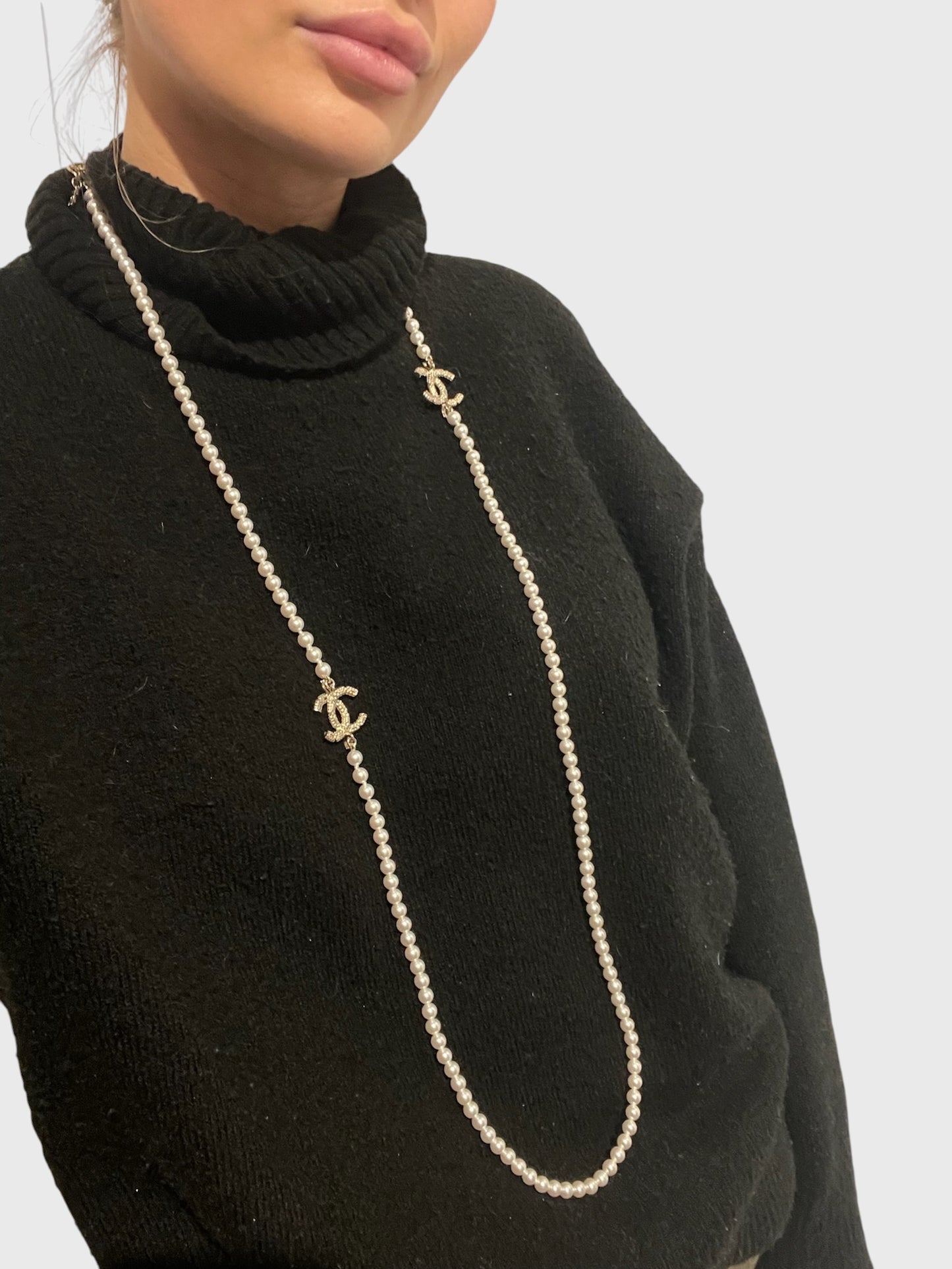 Sautoir Chanel Perles