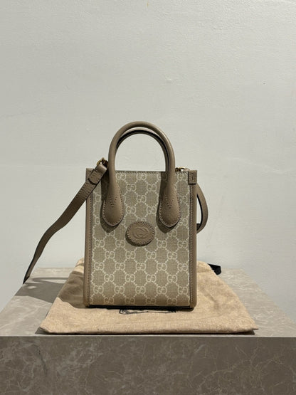 Sac Gucci mini cabas GG NEUF