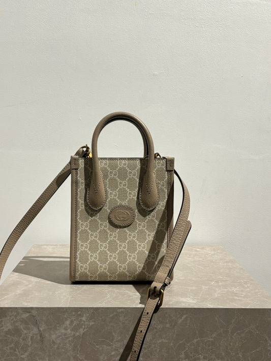 Sac Gucci mini cabas GG NEUF