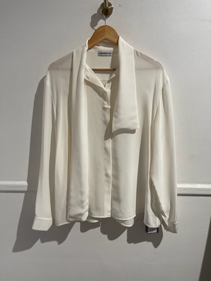 Chemisier Balenciaga écru T.40