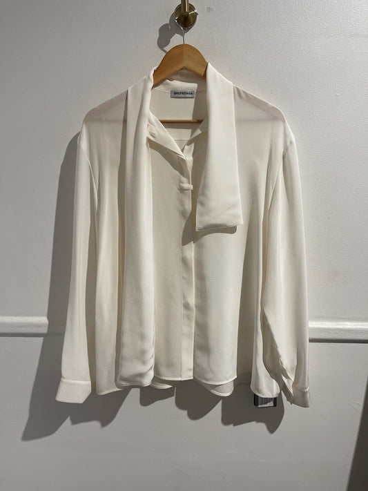 Chemisier Balenciaga écru T.40