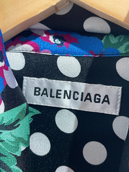 Chemisier Balenciaga à pois T.40