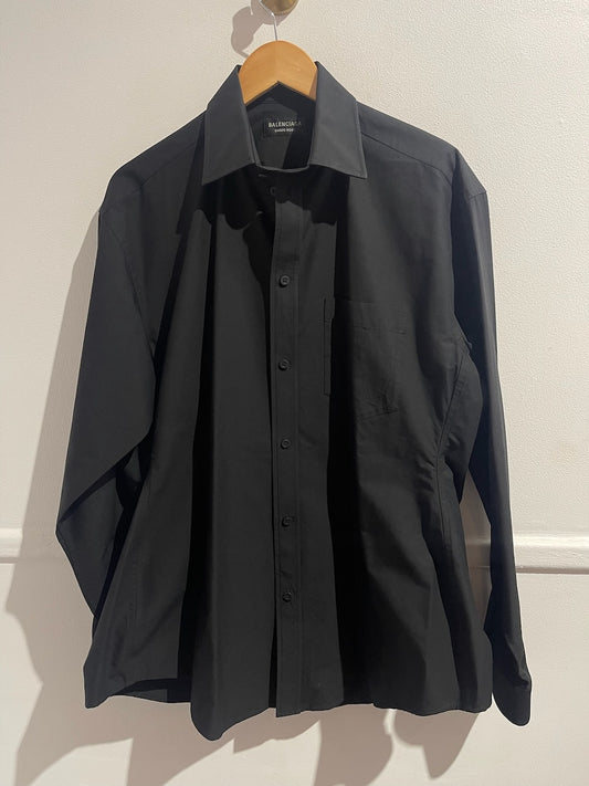 Chemise Balenciaga noire T.38