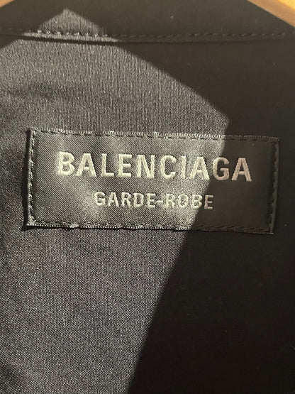 Chemise Balenciaga noire T.38
