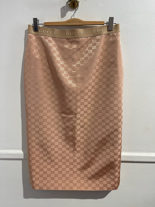Jupe Gucci GG rose T.42