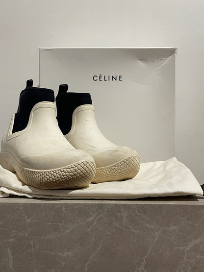 Bottines Celine blanches T.37